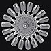 TRIXES 18 Tip False Nail Art Wheel & Practice Salon Manicure Beauty