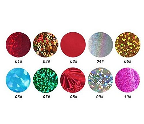 ANKKO neueste Mode 25 Farben Nail Art Transfer Folie Nail Sticker Tipp Dekoration aus Y2B - 6