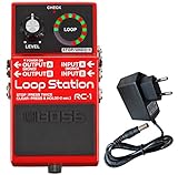 loop station rc 505 amazon 12 Minuten Aufnahmezeit Boss RC-1 Loop Station Looper-Pedal + Keepdrum Netzteil 9V
