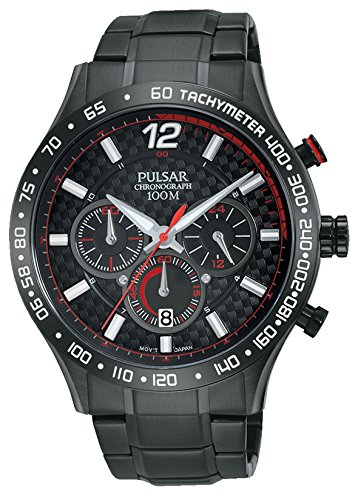 Pulsar Herren-Armbanduhr WRC Analog Quarz Edelstahl beschichtet PT3687X1 Pulsar Herren-Armbanduhr WRC Analog Quarz Edelstahl beschichtet PT3687X1