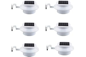 Ulalaza 6 st utomhus soltakrännor lampor smart LED-nattlampa för gård uppfart gräsmatta gång