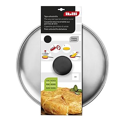 IBILI 715826 Couvercle Retourne Omelette, Fonte, Argent, 26 cm