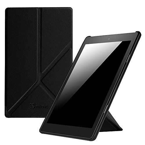 Fintie Hülle für Fire HD 8 Tablet (6. Generation - 2016) - [Origami Serie] Schutzhülle mit Standfunktion und Auto Schlaf / Wach Funktion, Schwarz