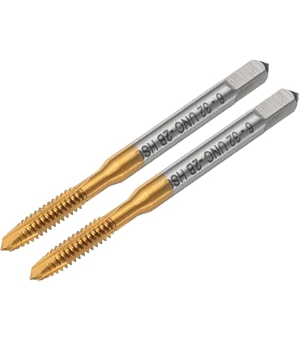 Unique Bargains 9/16"-12 UNC Tap And Die Set, HSS Machine Thread Tap With Round Threading Die Right Hand 1 2 13 Unc
