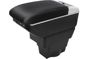 YJYWZH Apoyabrazos para Astra J Doble Capa Reposabrazos Caja Consolas Almacenamiento con portavasos