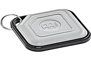 Meinl Percussion Schlüsselanhänger Shaker Gadget - Mini Musikinstrument mit Schlüsselring - ABS Kunststoff, Grau (KRS-GR)
