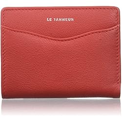 Le Tanneur - RFID TTZ3505 - Valentine Anti - Porte-monnaie - Femme - 2x10x7,5 cm (W x H x L) - Rouge (Rouge)