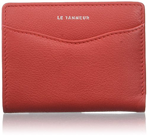 Le Tanneur - RFID TTZ3505 - Valentine Anti - Porte-monnaie - Femme - 2x10x7,5 cm (W x H x L) - Rouge (Rouge)