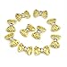 10pcs 3D Crystal Rhinestone Alloy Bow Tie Nail Art Decoration Stickers DIY