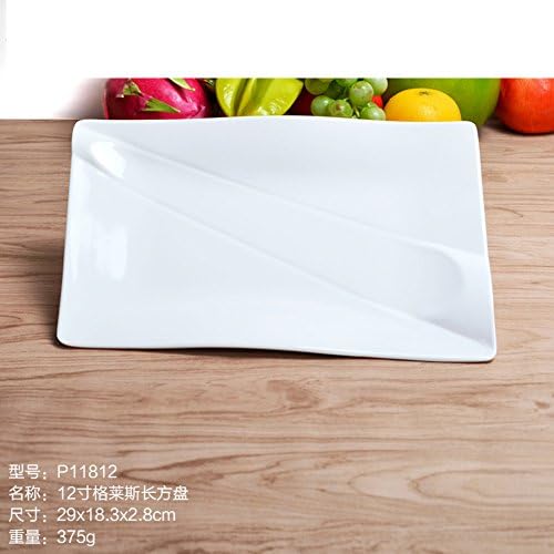 Dinner Plate,Accent Plate,Appetizer Plate,Dessert Plate,Salad Plate/Rectangular Plate/Dinner Plate/Dish Dish/Steak Plate/dim Sum Dishes/Cold Vegetables Plate-A