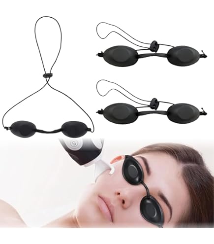 Gafas Proteccion Rayos Uva Bronceado Mu00e1quina 4Pcs Gafas LPL