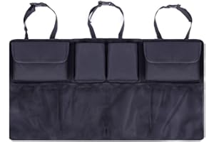 QIYULIN Car Boot Organizer Storage Bag Multifunction Car Rear Seat Back Storage Bag Multi-Pocket Children's Travel Storage Hanging Pouch Organizer Accessories