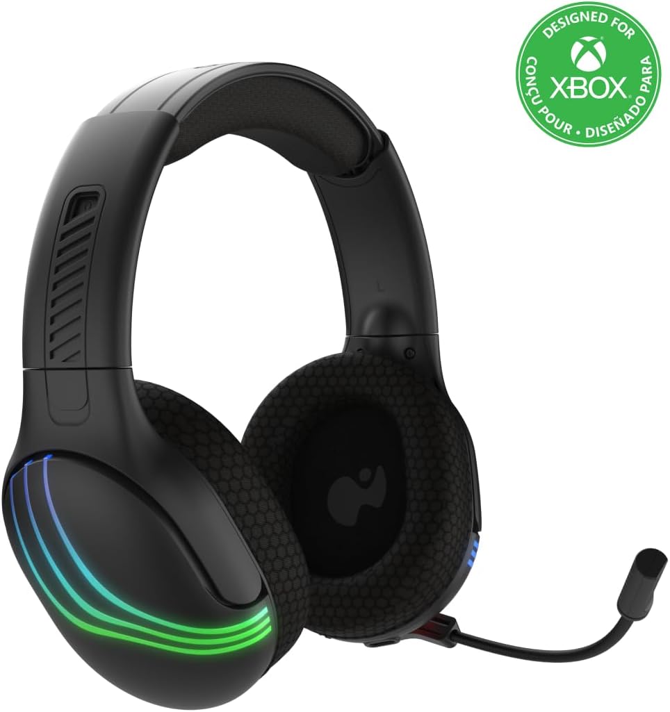 PDP Xbox Afterglow Wave Wireless Headset Black