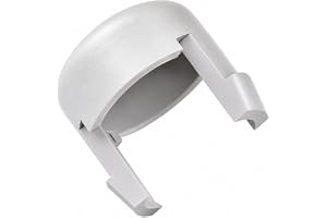 Set med 2 vita barnvagnsknappar för Yoyo/Yoyo+/Yoyo² Babyzen för att böja styret - Handlebar tätningsknapp - Färg reservdel: vit X2
