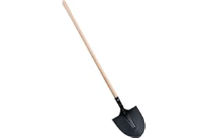 WERKA PRO Provence Outillage 03407-Pala con Manico in Legno, 27 cm, Colore: Nero