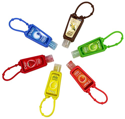 Preisvergleich Produktbild 6 X Desi Reise Desinfektions Gel für unterwegs 30ml mit Silikonhalter