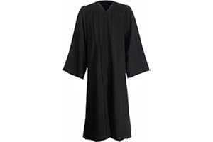 GraduationMall Matowa suknia na zakończenie szkoły, szata chórowa duchowieństwa, dla dorosłych, strój na ukończenie szkoły, na uniwersytet, kawalerski, liceum, kostium sędziego, 12 kolorów