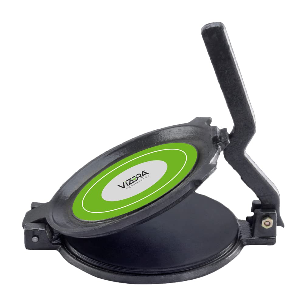 Vizora Non Stick Pathiri Press with Handle |Suitable for Chapati, Puri, Roti, Parotta, Papad, Khakhra Making | 1 Year Warrant
