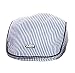 Ularma Adorable Baby Infant Boy Girl Stripe Beret Cap Peaked Baseball Hat (Blue)