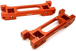 Integy RC Model CNC Machined Alloy Body Mounts (2) for Traxxas TRX-4 Scale & Trail Crawler