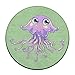 Produktbild 23,6"Runde Bereich Teppich Anti-Skid Octopus Dekorative Garten Büro Bad Tür MatNon Slip Decor