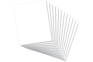 LITKO Plasticard 0,020 Pouces Paquet (12) Blanc