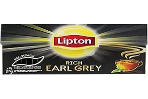 ‎LIPTON Black Tea | Lipton | Earl Grey Freshpack 25 Stuks | Total Weight 40 Grams