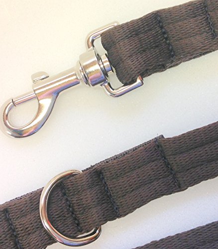 20mm-RED-SUPER-SOFT-Cushion-Airweb-Webbing-85-210cm-Adjs-Dog-Training-Police-style-Lead-6-way-lead-8-COLOURS