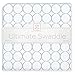 SwaddleDesigns Ultimate Swaddle Blanket, Premium Cotton Flannel, Pastel Blue Mod Circles