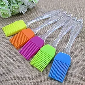 VEDANT SANTOSH Kitchen Silicon Oil Basting Brush (Multicolour) - Pack of 1