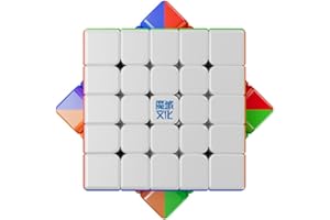 Bukefuno MoYu Aochuang V6 TripleTrack UV 5 x 5 Magic Cube Magnetico Moyu Aochuang WRM Ball Core V6 Puzzle 3-Track UV Magic Tessuto 160 Magneti 5 x 5 x 5 velocità del cubo senza adesivo