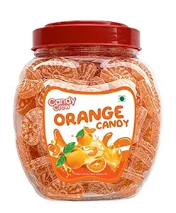 Candy Crew Orange Candy 500g | Narangee | Vegetarian | No Transfat | Sweet Toffee