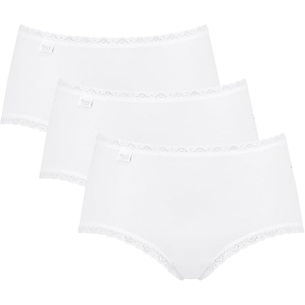 SLOGGI "BASIC MAXI" IN COTONE ELASTICIZZATO COLORE BIANCO ( ISAIA MILENA
