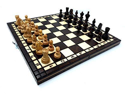 Prime Chess Fabriqués À La Main Cerise Jeu D'échecs En Bois 35 x 35 Centimètre