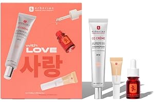 Erborian - CC Crème à la Centella Asiatica - Maquillage et Soin Illuminateur de Teint Haute Définition pour Visage - Protection Solaire SPF 25 - Soin Cosmétique Coréen