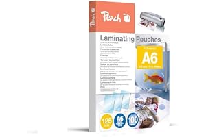 Peach Laimeringsfolie, Genomskinlig, A6