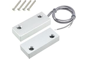 Gebildet Hemsäkerhet Trådbunden Rulldörrskontakt 0~100V/0,5Amp Magnetisk Reedomkopplare med 2 ledningar för,Näransluten Magne