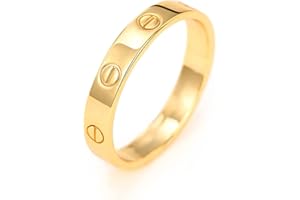 RAI IMAGIN Ring Damen Gold, Ring Damenring, Schmuck geschenk, Vorsteckring, vergoldet, schlichter, feiner Damenring, Verlobungsring