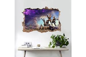GRENRIC 3D-Gamer-Tapete für Jungen-Schlafzimmer, Wandaufkleber, Kinderzimmer, Hintergrund, Wanddekoration, selbstklebender Wandaufkleber, Videospiel-Aufkleber, Geburtstagsparty-Zubehör