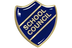 Capricornone School Council Gel Domed School Shield Badge