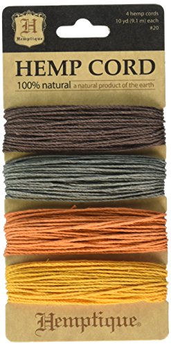 Hemptique 20 kg, mittlere Stärke, Hanf, 4 Stück, beige/bunt