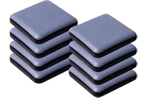 HICYCLE2 Furniture Sliders For Carpet And Hardwood Floors Adhesive Furniture Glides Self-Stick Furniture Sliders pads (square40mm, 8)