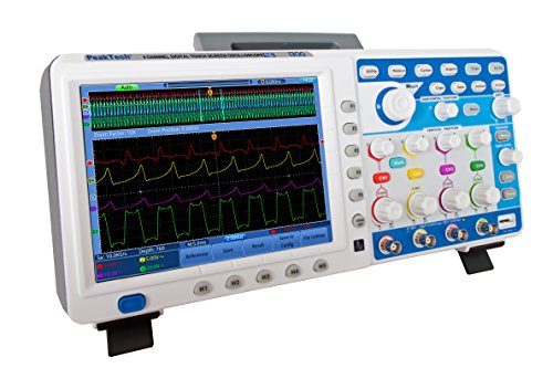 Peak Tech 4 de canal 200 MHz Pantalla Táctil osciloscopio - 2 GS/S con VGA, LAN y USB, 1 pieza, P 1300