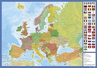 Grupo Erik Editores Erik - Sous-Main Carte Europe - 34x49cm