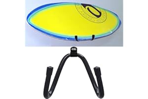 AUXPHOME Grande étagère de rangement pour planche de surf, support mural réglable pour la maison, support de présentation pour wakeboard, crochets muraux pour skateboard – Pas plus de 10 kg – avec matériel