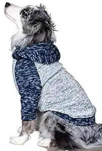 Dog Sweater, Dog Hoodie, Cold Weather Clothes for Medium Large Dogs, Soft and Warm (Large: (Chest: 30.3