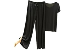 DONYKARRY Womens 2 Piece Lounge Wear Sets, Modal intimate Tracksuit Full Set for Ladies, Summer Lightweight Sweater Outfit Homewear