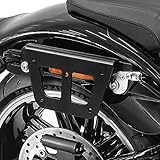 Wichtig: Je nach Größe der Tasche wird die Montage einer Abstandsrolle an der Schwinge empfohlen, um Kontakt der Seitentaschen mit dem Rad oder Antriebsriemen zu verhindern, nicht inklusive, separat erhältlich.