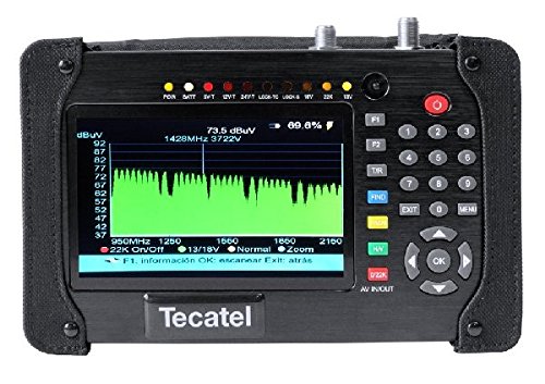 Tecatel M-T1 - Medidor Combo HD dvb-s /dvb-t/dvb-c, Color Negro