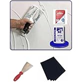 Yunuskayatek Duvar Tamir Seti [ 2kg Sıva Al&ccedil;ı 1kg Saten Al&ccedil;ı Spatula Zımpara(150)] Ldr-123